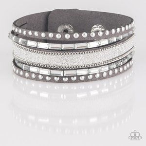 COPY - Seize The Sass Silver Urban Bracelet